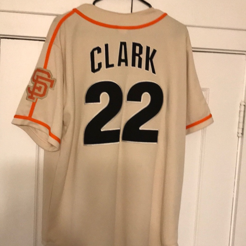 2 SF Giants Cooperstown Will Clark Jerseys M, L - Picture 3 of 4